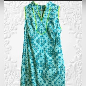 Vince Camuto sleeveless teal midi dress. NWT . Size 8